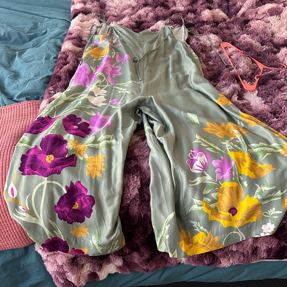 Floral Wide-Leg Jumpsuit